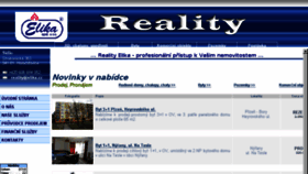 What Reality-elika.cz website looked like in 2018 (6 years ago)