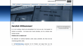 What Rechtsanwaltsladen.de website looked like in 2018 (6 years ago)