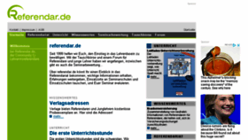 What Referendar.de website looked like in 2018 (6 years ago)