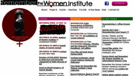 What Rememberwomen.org website looked like in 2018 (6 years ago)