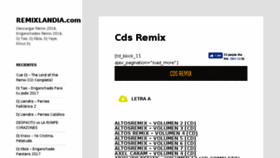 What Remixlandia.com website looked like in 2018 (6 years ago)