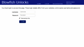 What Reseller.blowfishunlocks.com website looked like in 2018 (6 years ago)