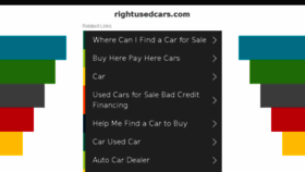 What Rightusedcars.com website looked like in 2018 (6 years ago)