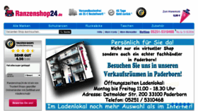 What Ranzenshop24.de website looked like in 2018 (6 years ago)