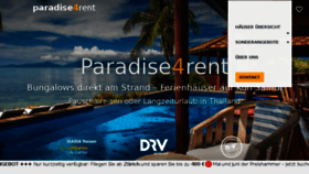 What Rent-a-paradise.de website looked like in 2018 (6 years ago)