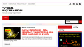 What Ruqyahmandiri.com website looked like in 2018 (6 years ago)