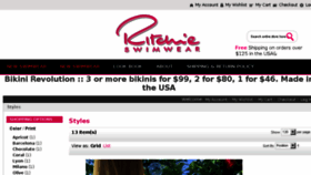 What Ritchieswimwear.com website looked like in 2018 (6 years ago)