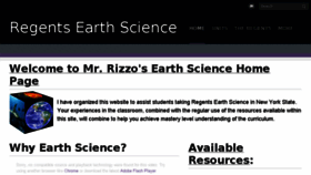 What Regents-earthscience.com website looked like in 2018 (6 years ago)