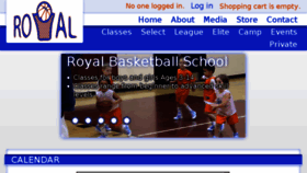 What Royalbasketballschool.com website looked like in 2018 (6 years ago)