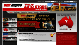 What Repco.com.au website looked like in 2018 (6 years ago)