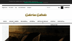 What Relojeriajoyeriagalindo.com website looked like in 2018 (6 years ago)