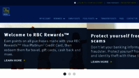 What Rbcrewardscaribbean.com website looked like in 2018 (6 years ago)