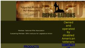 What Reprorations.com website looked like in 2018 (6 years ago)