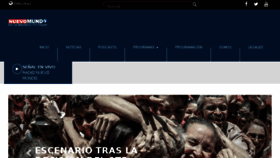 What Radionuevomundo.cl website looked like in 2018 (6 years ago)