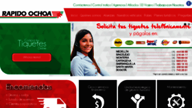 What Rapidoochoa.com website looked like in 2018 (6 years ago)