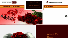What Richrose.ae website looked like in 2018 (6 years ago)