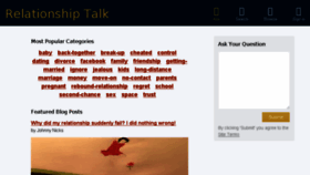What Relationshiptalk.net website looked like in 2018 (6 years ago)