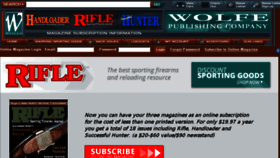 What Riflemagazine.com website looked like in 2018 (6 years ago)