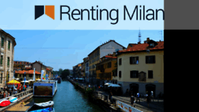 What Rentingmilan.com website looked like in 2018 (6 years ago)