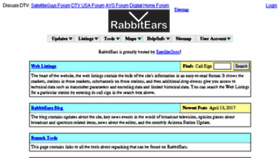What Rabbitears.info website looked like in 2018 (6 years ago)