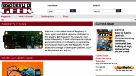 What Raspberry-pi-geek.com website looked like in 2018 (6 years ago)