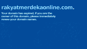 What Rakyatmerdekaonline.com website looked like in 2018 (6 years ago)