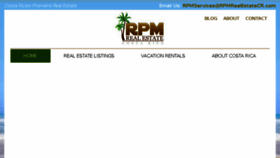 What Rpmrealestatecr.com website looked like in 2018 (6 years ago)