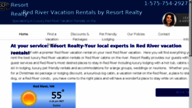 What Redrivervacationrentals.com website looked like in 2018 (6 years ago)