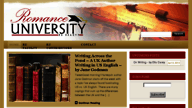 What Romanceuniversity.org website looked like in 2018 (6 years ago)