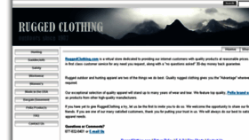 What Ruggedclothing.com website looked like in 2018 (6 years ago)