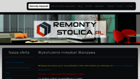 What Remontystolica.pl website looked like in 2018 (6 years ago)