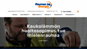 What Raumanenergia.fi website looked like in 2018 (6 years ago)
