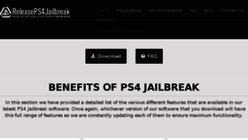 What Releaseps4jailbreak.com website looked like in 2018 (6 years ago)