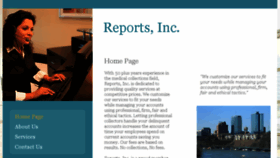 What Reportsinc.com website looked like in 2018 (6 years ago)