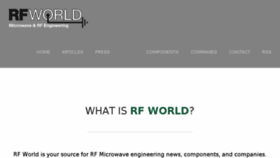 What Rfworld.com website looked like in 2018 (6 years ago)