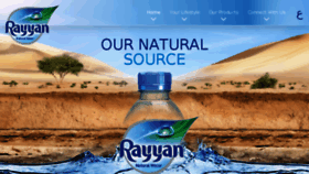 What Rayyanwater.com website looked like in 2018 (6 years ago)