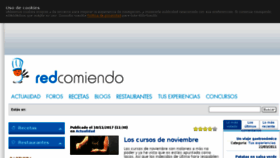 What Redcomiendo.com website looked like in 2018 (6 years ago)