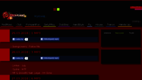 What Redmusic.pl website looked like in 2018 (6 years ago)