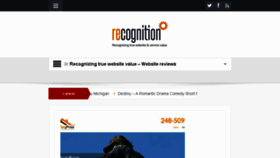 What Re-cognition.info website looked like in 2018 (6 years ago)