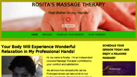 What Rositasmassagetherapy.com website looked like in 2018 (6 years ago)