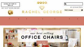 What Rachelgeorge.com website looked like in 2018 (6 years ago)