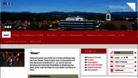 What Rheinfelden.de website looked like in 2018 (6 years ago)