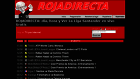 What Rojadirecta.live website looked like in 2018 (6 years ago)