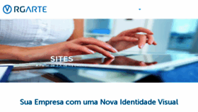 What Rgarte.com.br website looked like in 2018 (6 years ago)