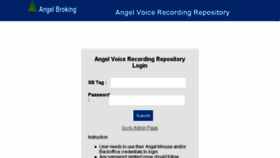 What Recording.angelbroking.com website looked like in 2018 (6 years ago)