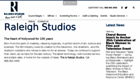 What Raleighstudios.com website looked like in 2018 (6 years ago)