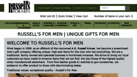 What Russellsformen.com website looked like in 2018 (6 years ago)