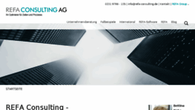 What Refa-consulting.de website looked like in 2018 (6 years ago)