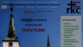 What Rkcdolnykubin.sk website looked like in 2018 (7 years ago)