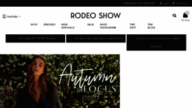 What Rodeoshow.com.au website looked like in 2018 (6 years ago)